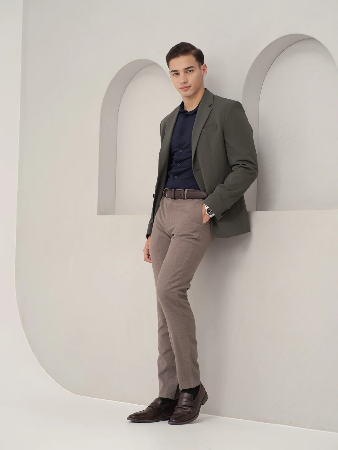 Tortona Brown Merino Wool Pants - Image 5