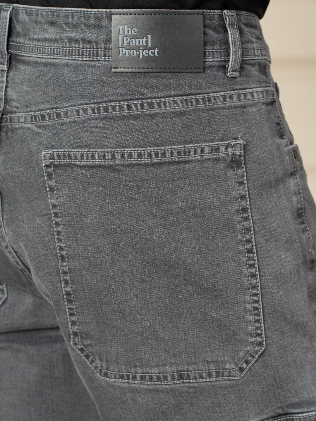 Trail Grey Relaxed Fit Denim Cargos - Image 6