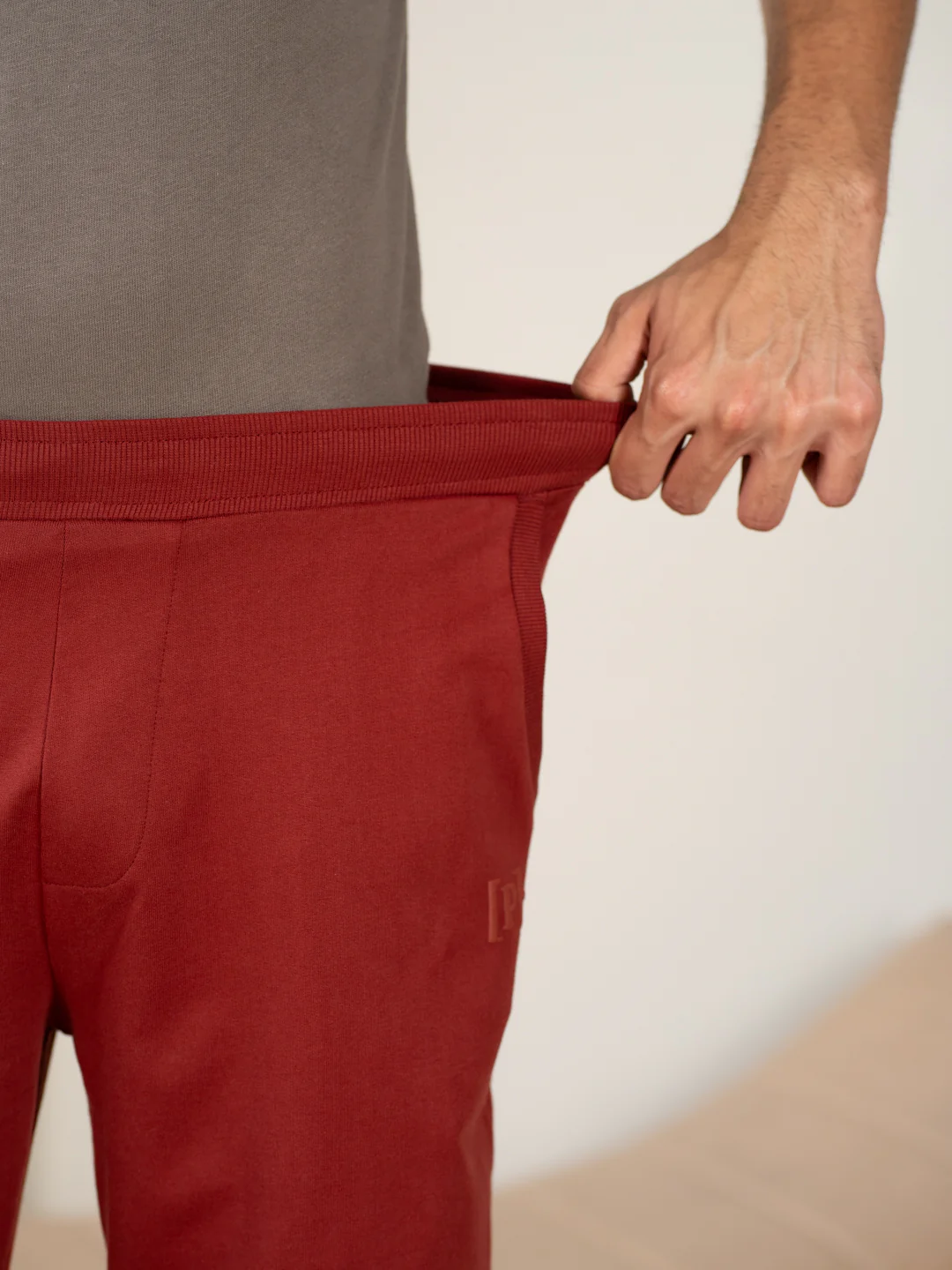 Trail Red Cotton Sweatpants - Image 3