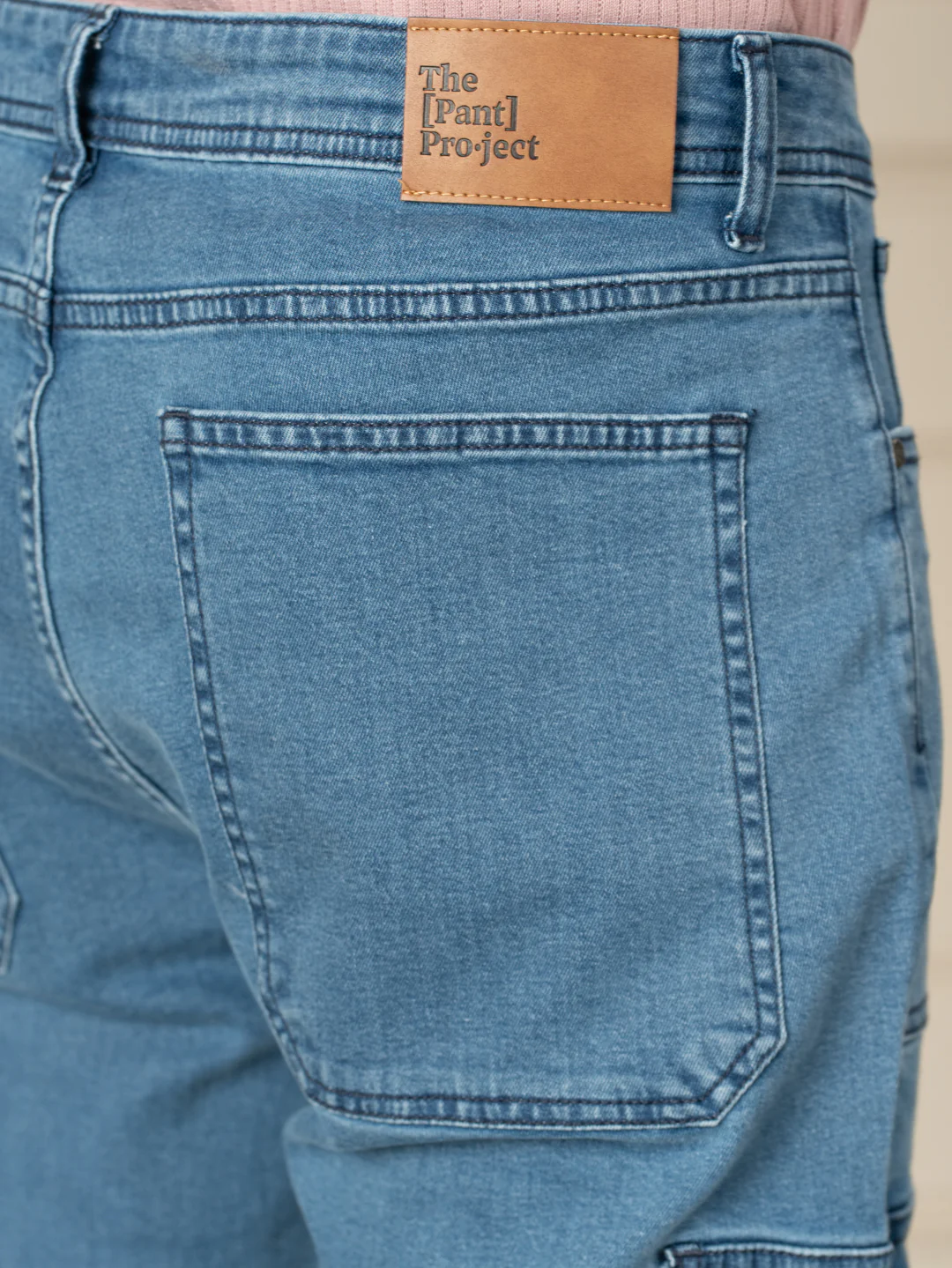 Trek Blue Relaxed Fit Denim Cargos - Image 6