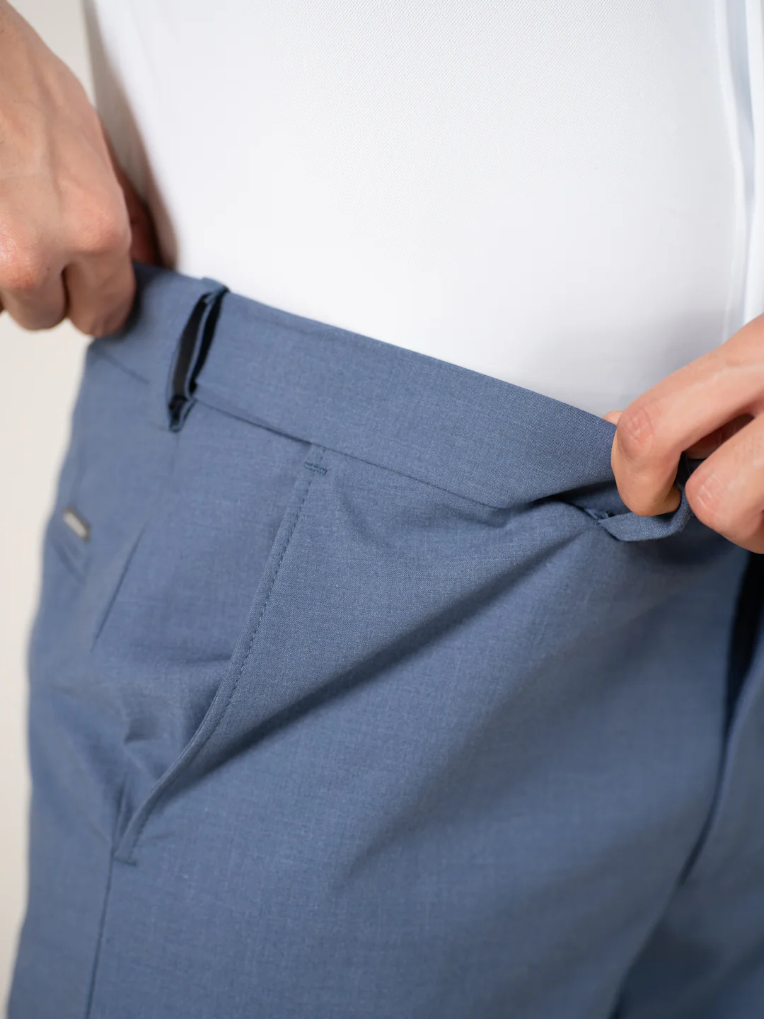 True Blue Relaxed Fit Stretch Formal Pants - Image 11