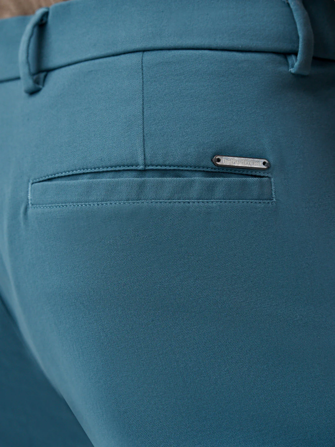 Tulum Turquoise Stretch Chinos - Image 9