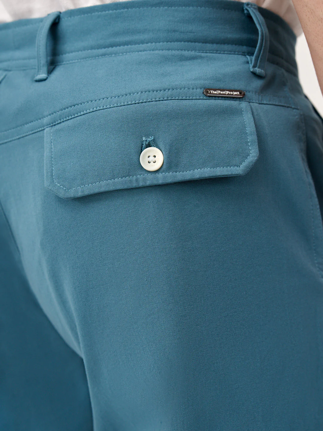 Tulum Turquoise Stretch Cargo Pants - Image 5