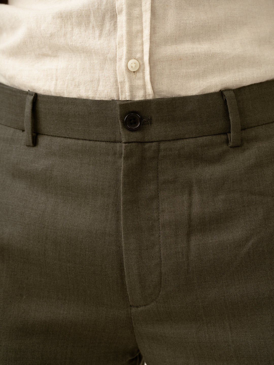 Turtle Olive Luxury Merino Wool Pants - Image 8