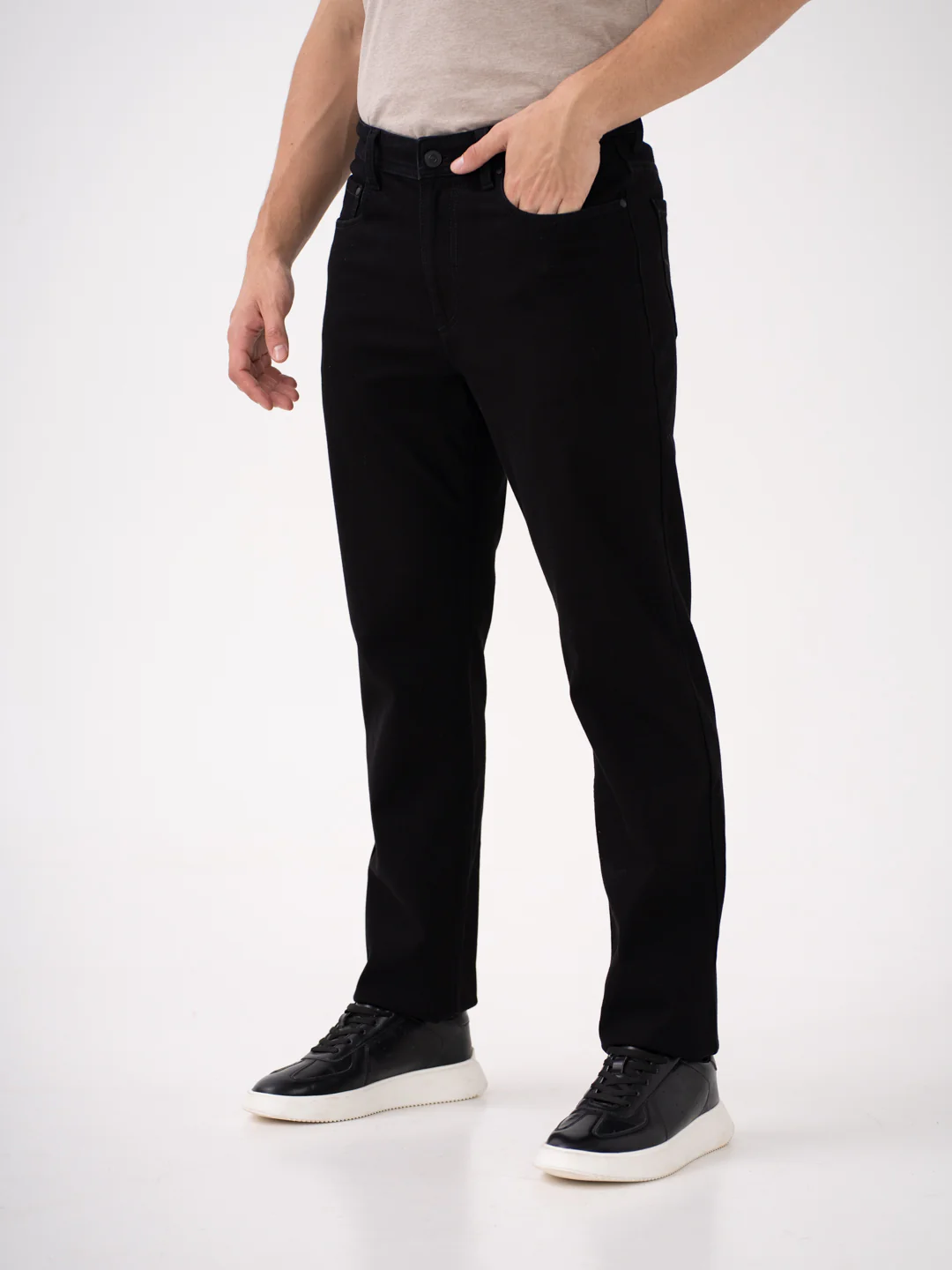 Twilight Black Relaxed Fit Pro-Stretch Jeans - Image 10