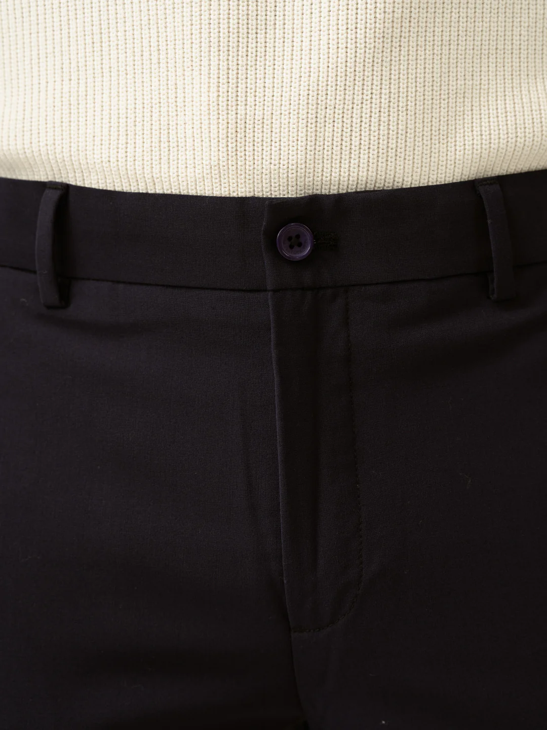 Venice Navy Luxury Merino Wool Pants - Image 8