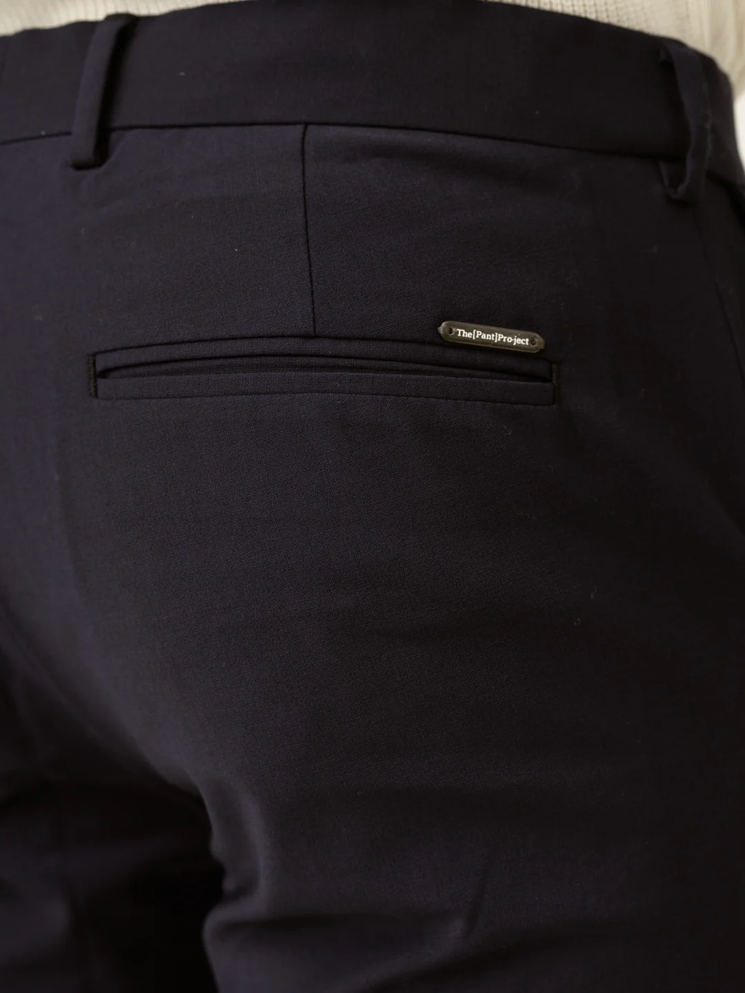 Venice Navy Luxury Merino Wool Pants - Image 9