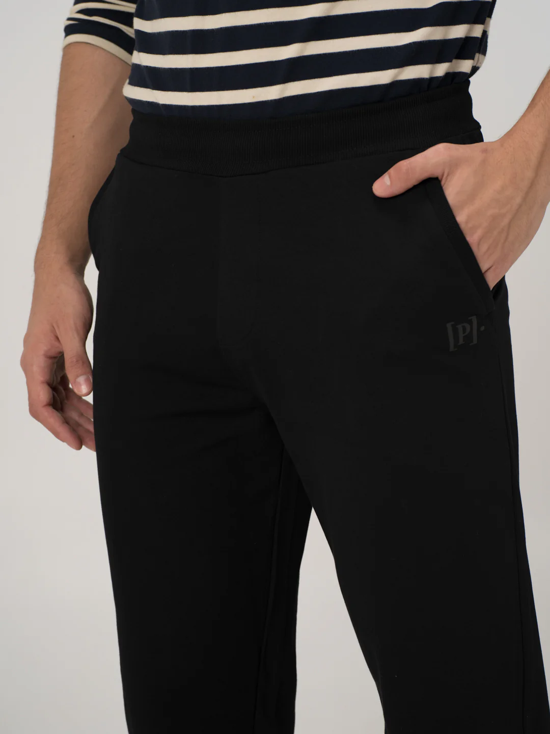 Vinyl Black Cotton Sweatpants - Image 10