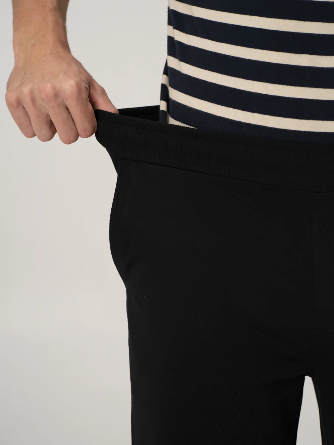 Vinyl Black Cotton Sweatpants - Image 3