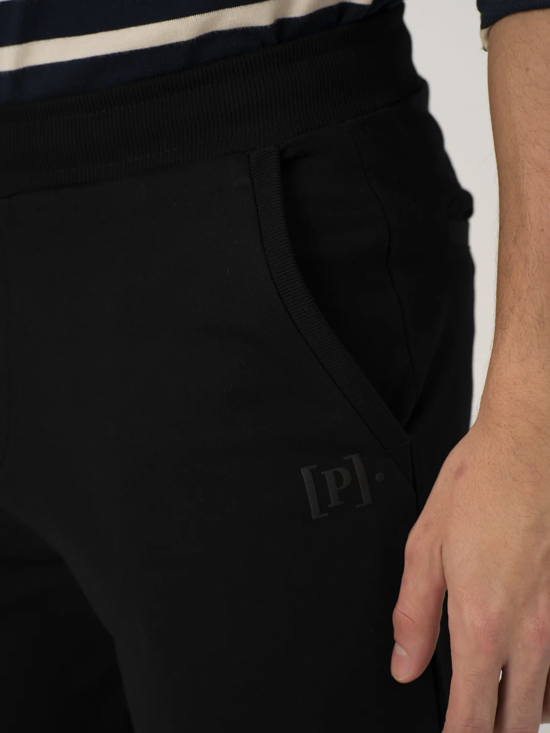 Vinyl Black Cotton Sweatpants - Image 9