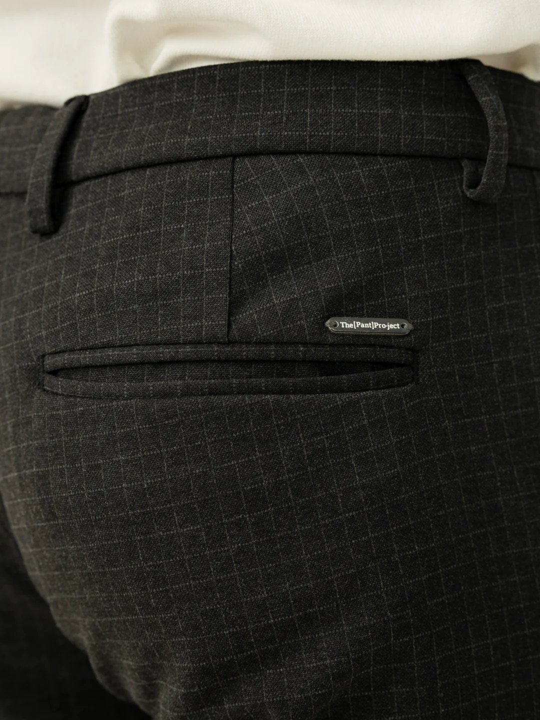 Volcanic Black Checks Power-Stretch Pants - Image 8