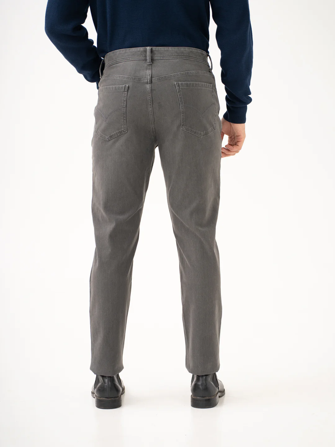 Voyager Grey Pro-Stretch Relaxed Fit Jeans - Image 6
