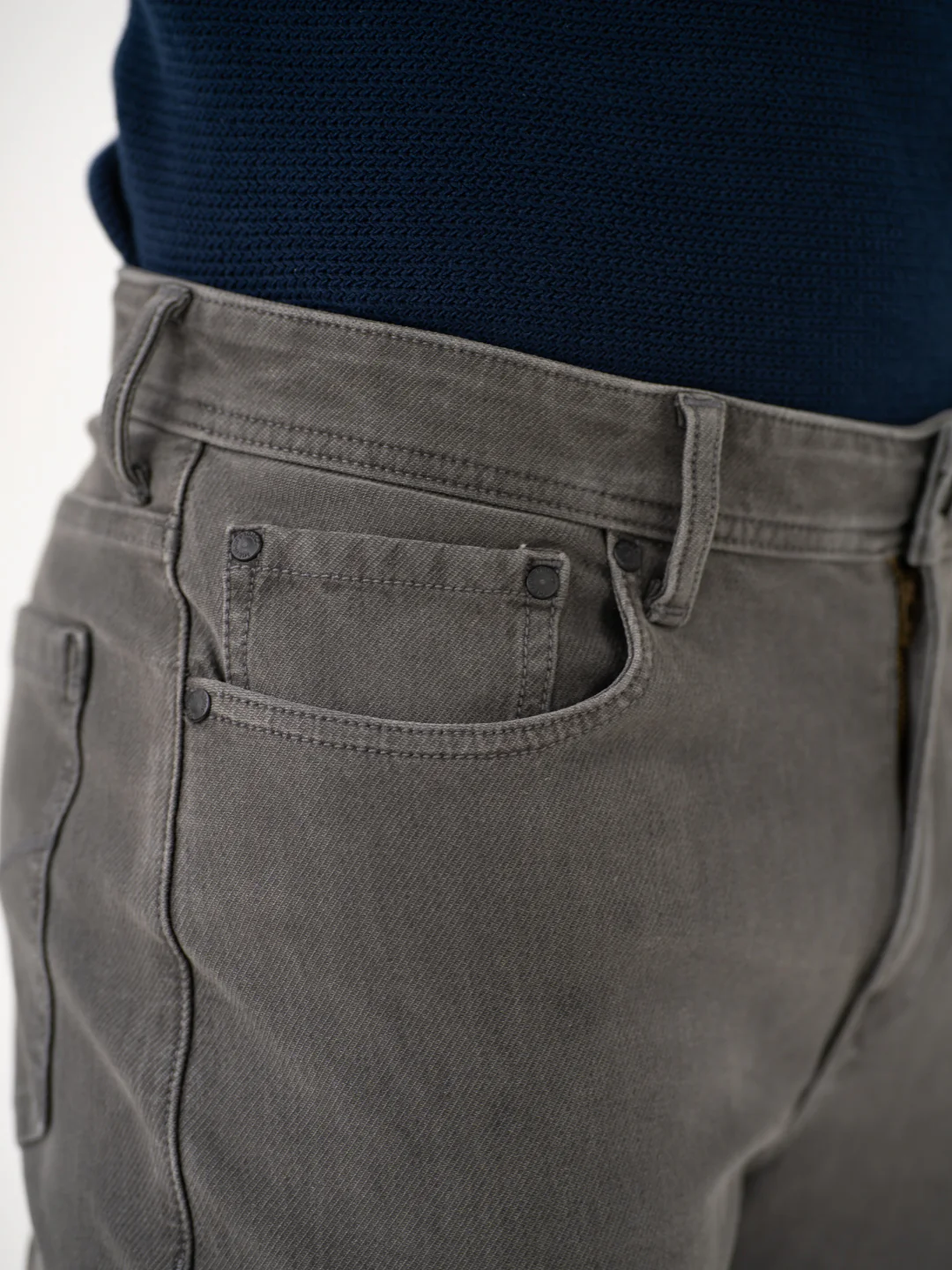 Voyager Grey Pro-Stretch Relaxed Fit Jeans - Image 9