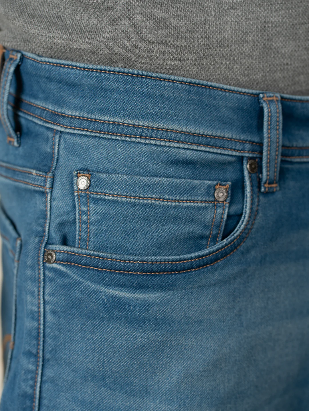 Walking Blue Tinted Relaxed Fit Jeans - Image 11