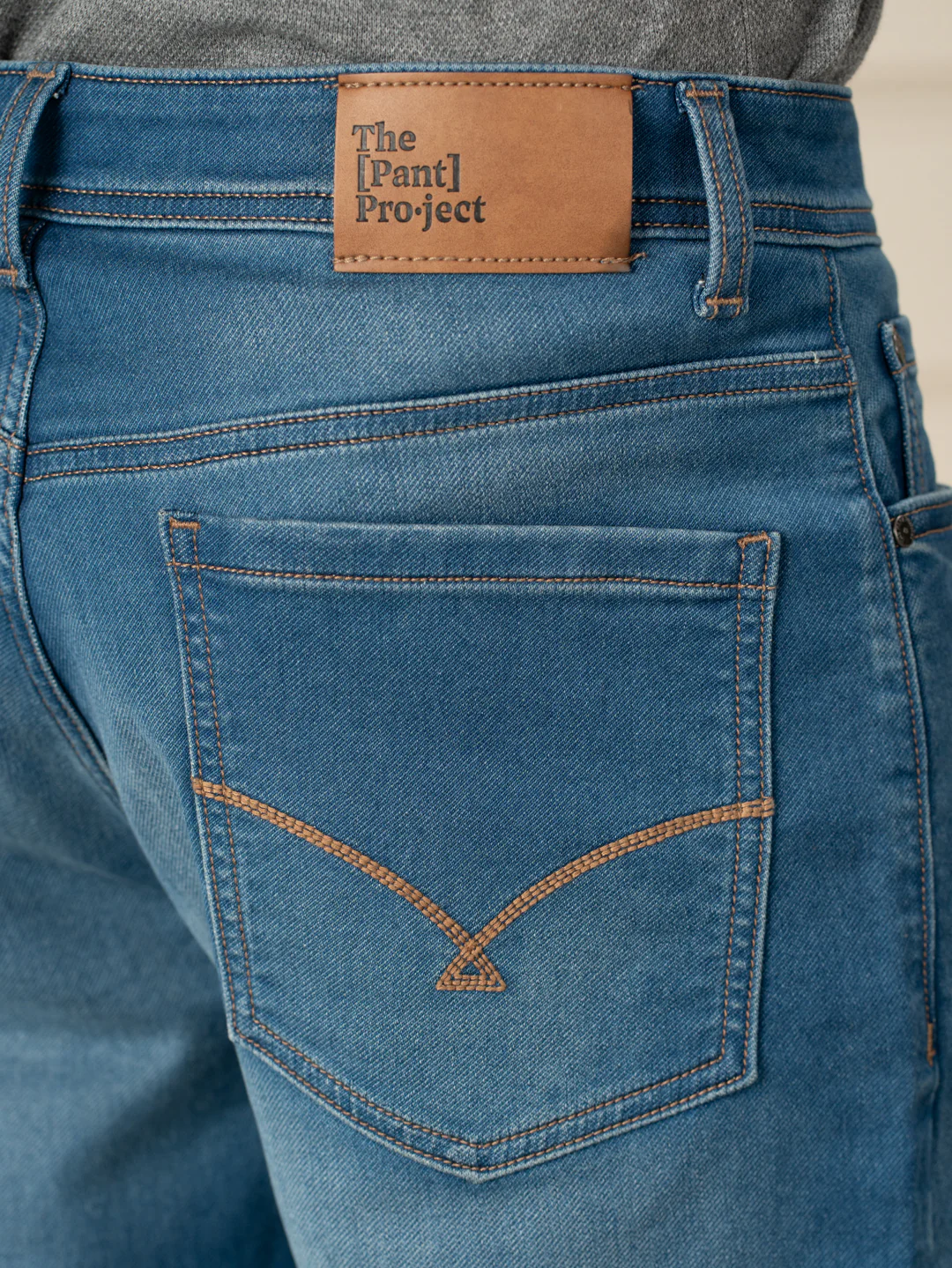 Walking Blue Tinted Relaxed Fit Jeans - Image 8