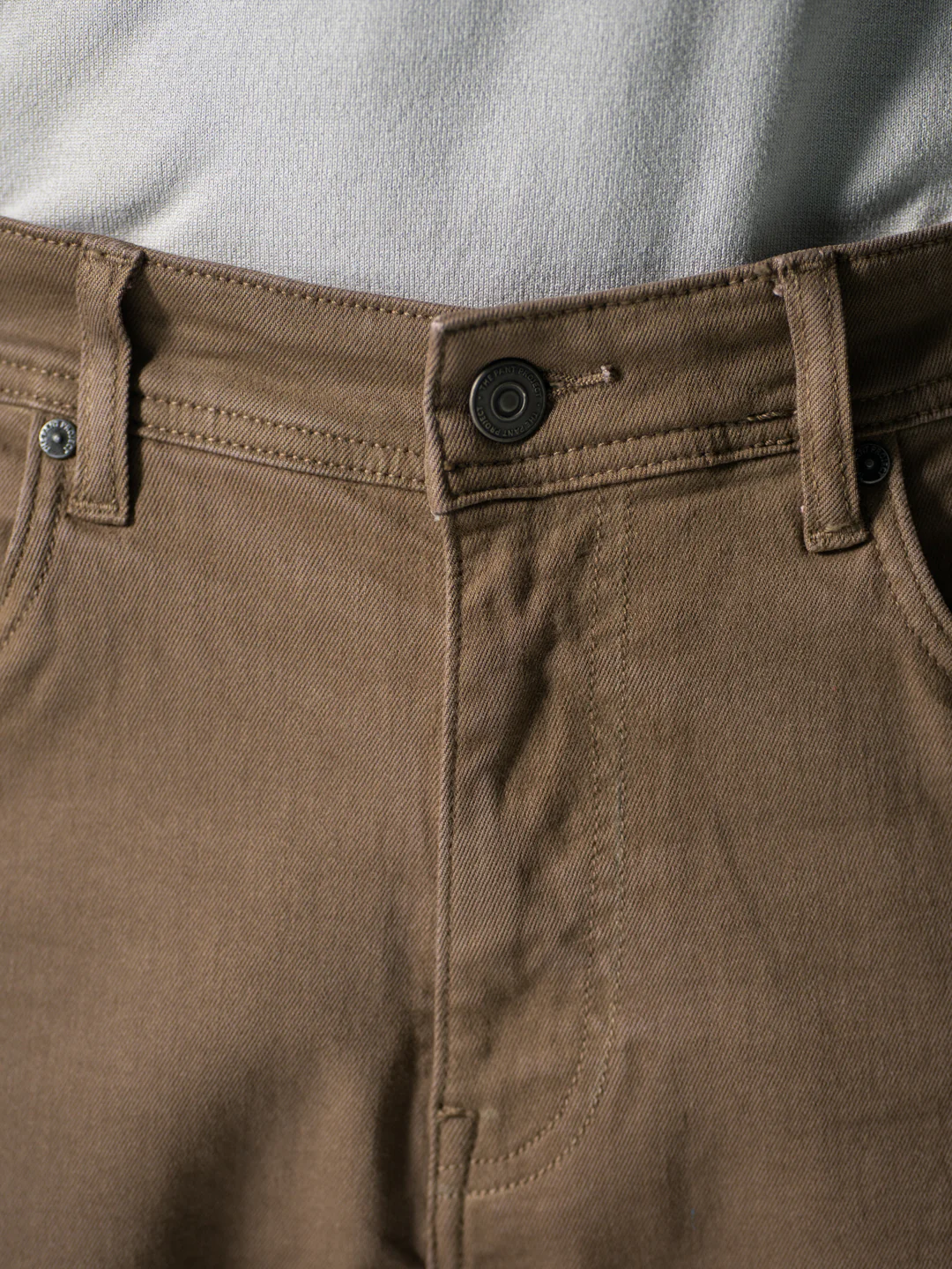 Weathered Olive Relaxed Fit Jeans - Image 11