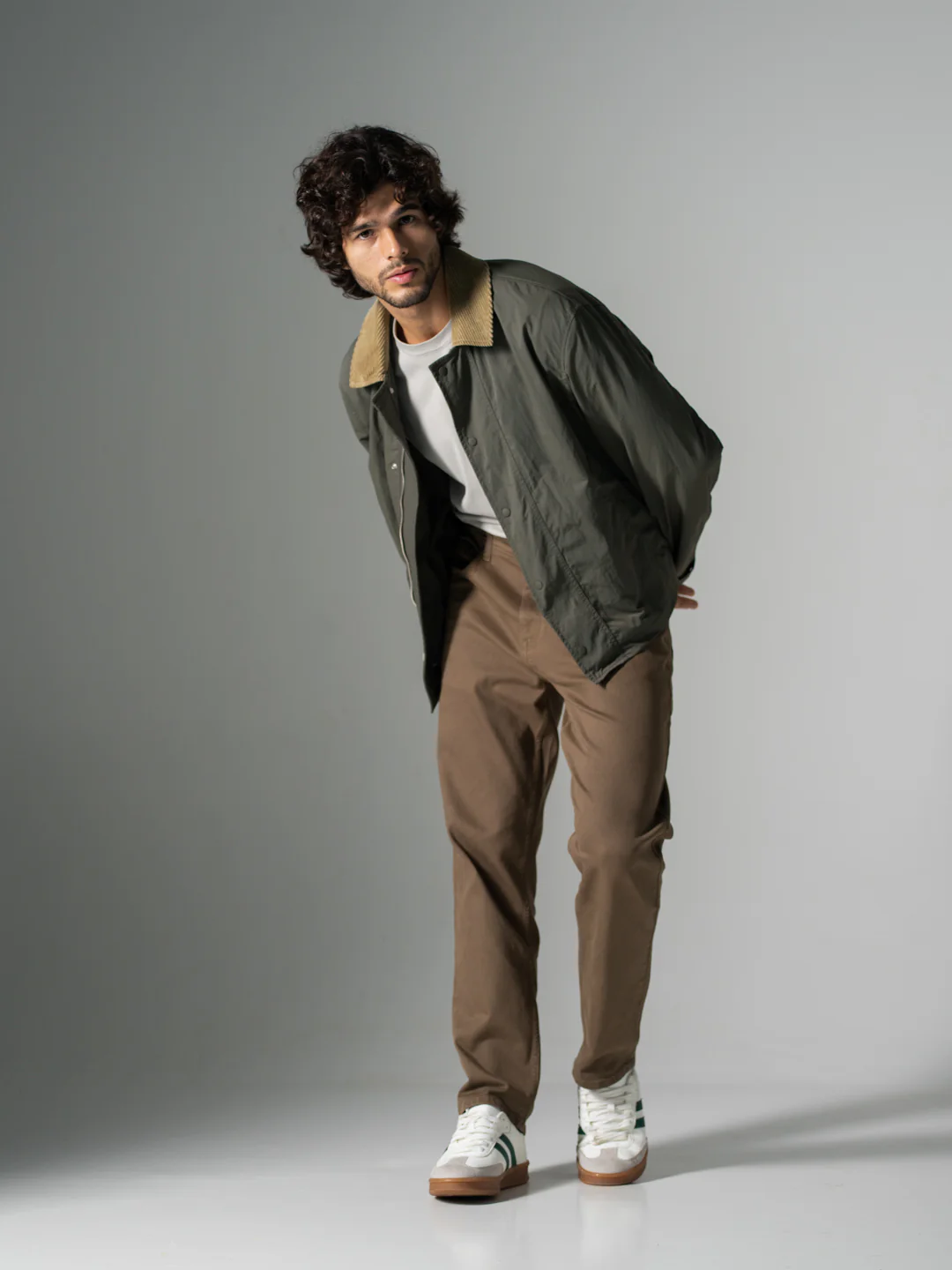 Weathered Olive Relaxed Fit Jeans - Image 6