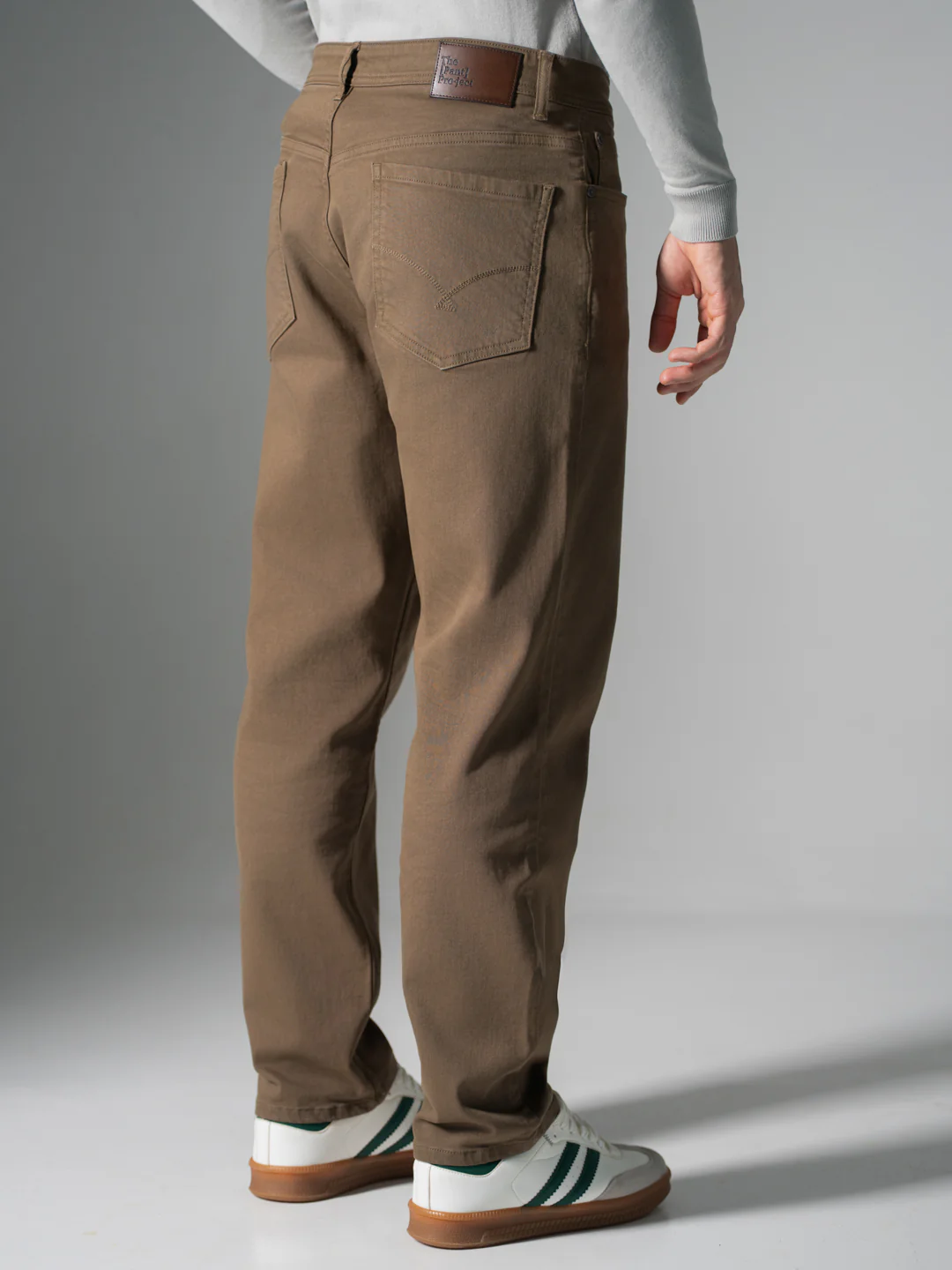 Weathered Olive Relaxed Fit Jeans - Image 8