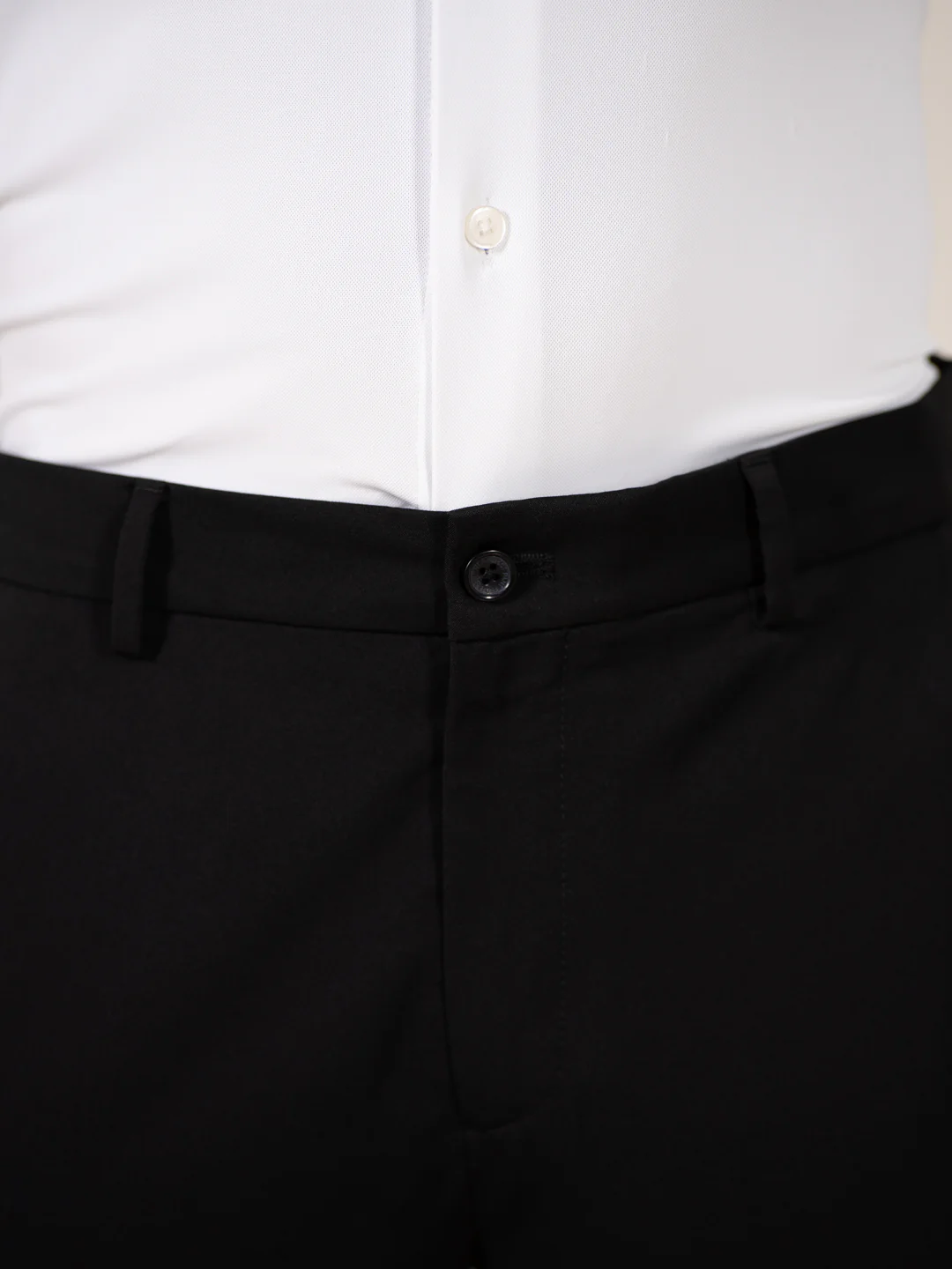 Weekday Black 925 Relaxed Fit Smart Formal Trousers - Image 6