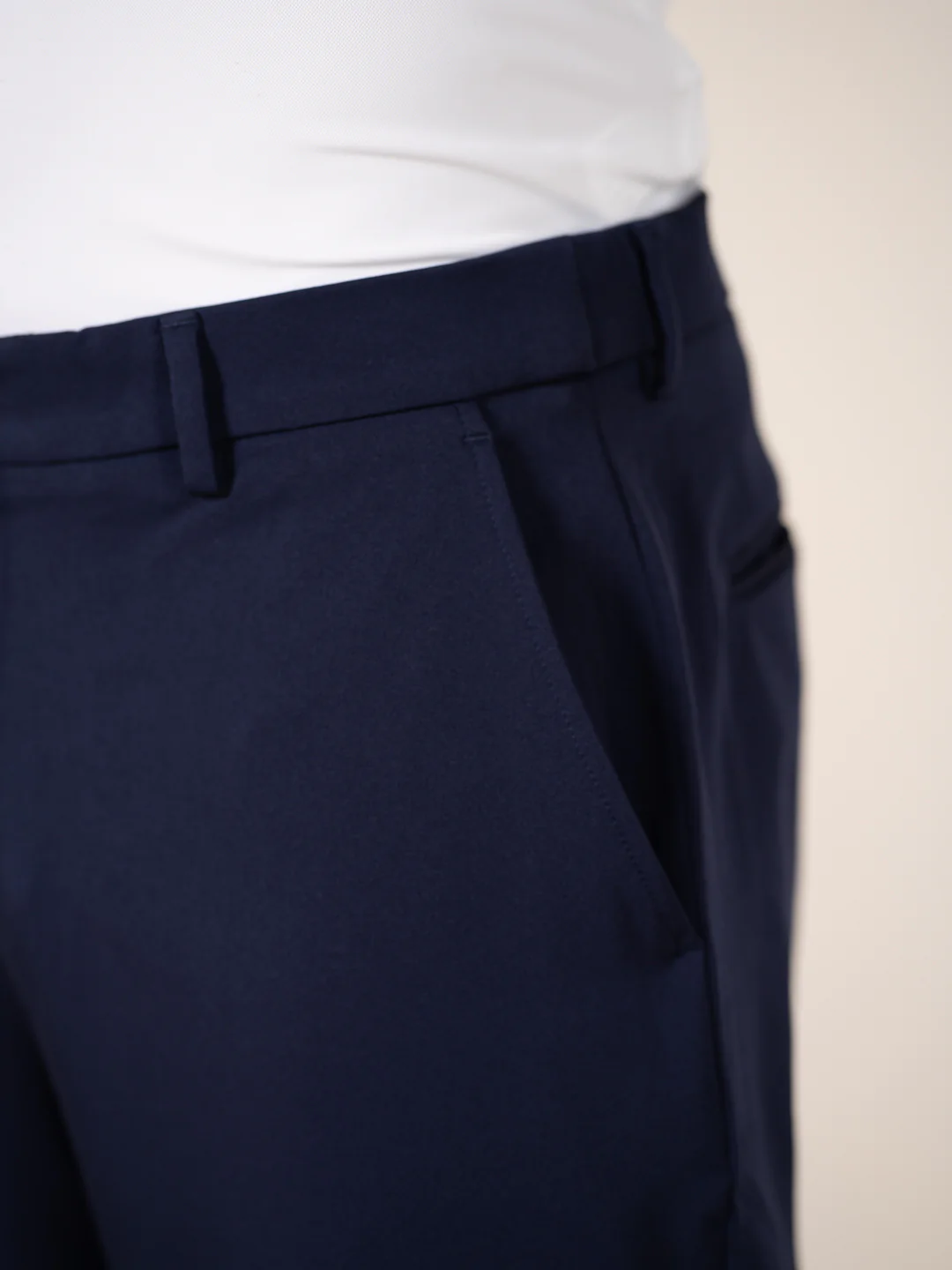 Workday Navy 925 Relaxed Fit Smart Formal Trousers - Image 7