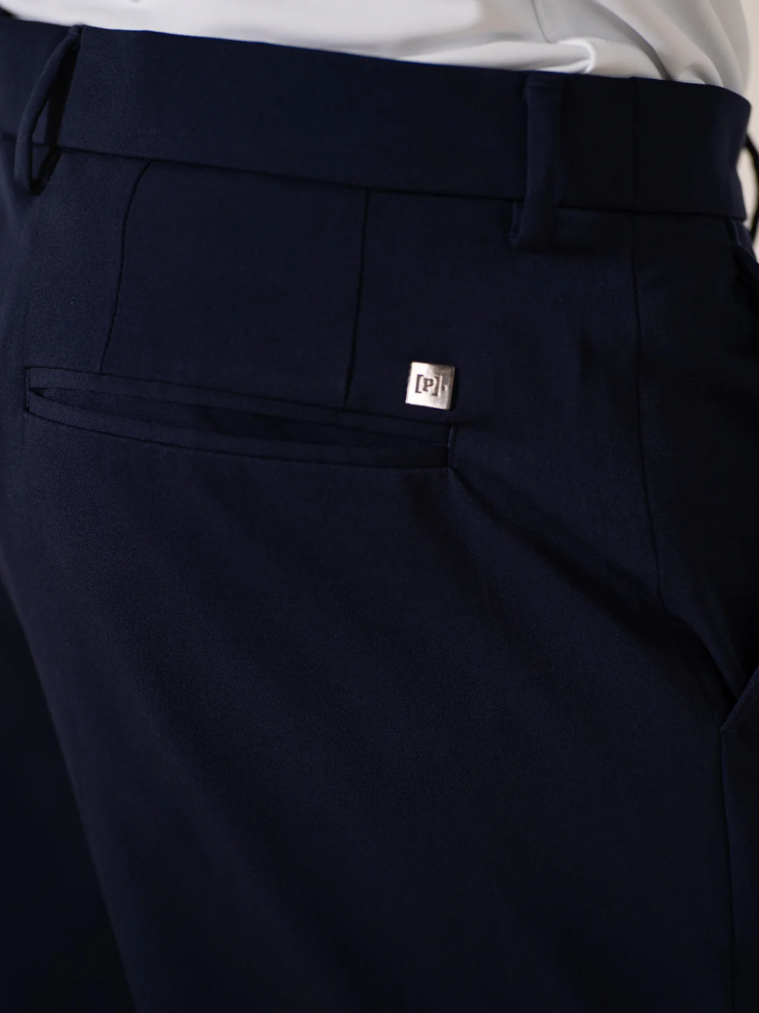 Workday Navy 925 Relaxed Fit Smart Formal Trousers - Image 8